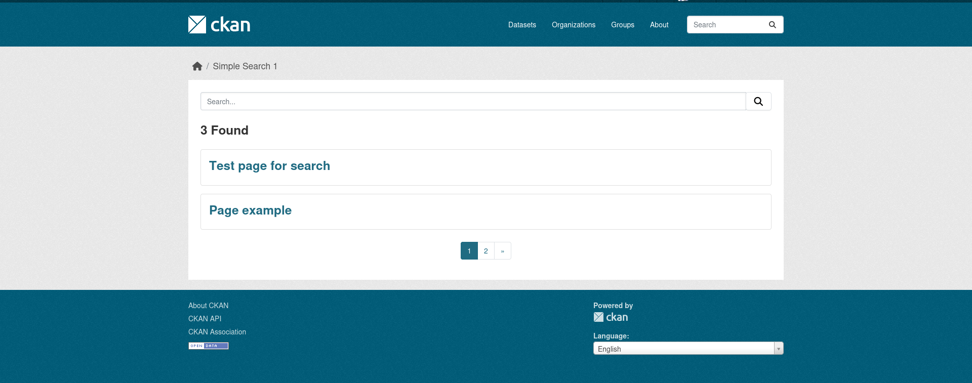 Search Example