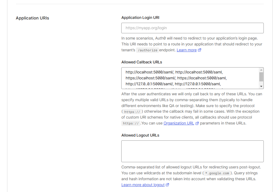 Auth0 platform settings-2