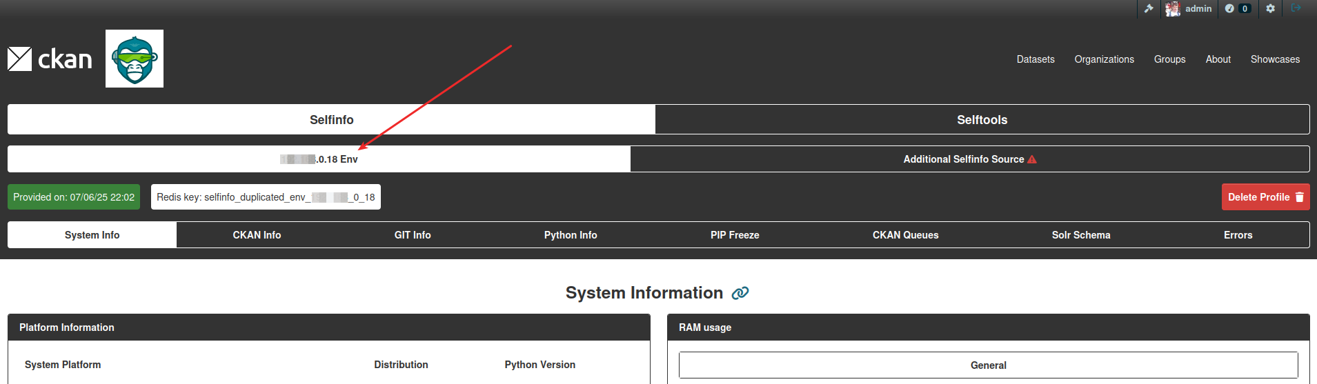 Duplicated Env Profile